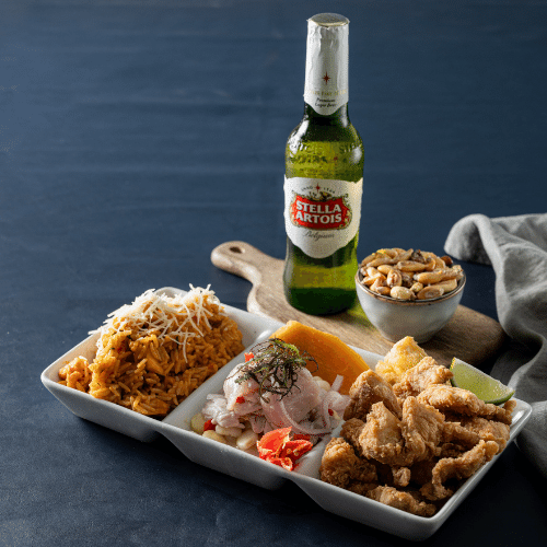 Trío marino de ceviches y mariscos - El Escondite Lima