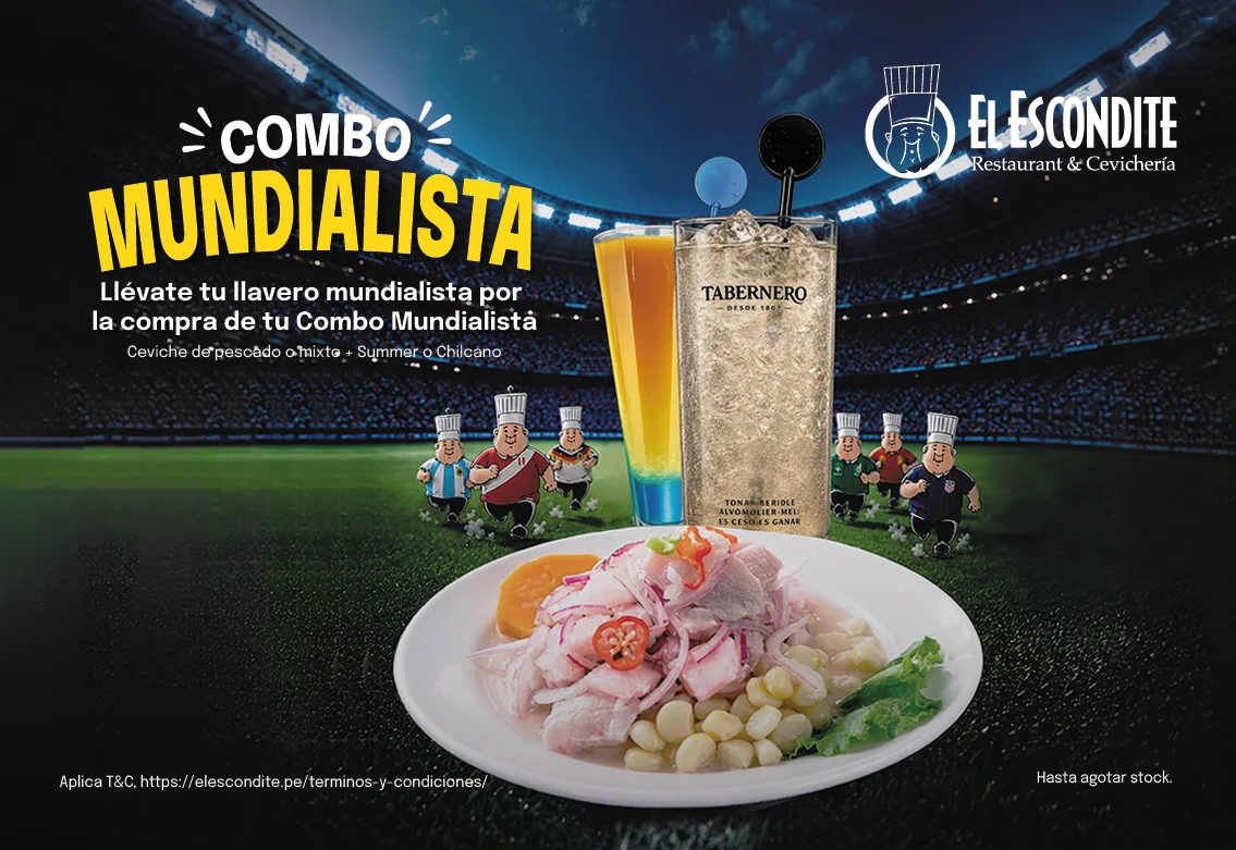 Combo Día Nacional del Ceviche - El Escondite